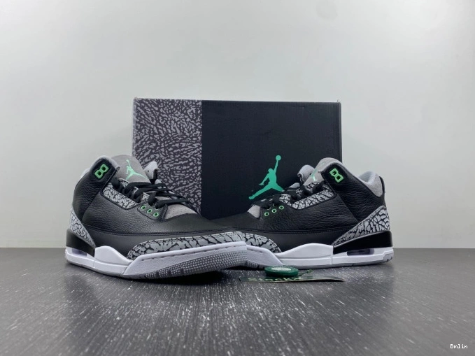Bmlin Shoes Green 3 Jordan Glow Air CT8532-031 0709